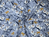Birds in the nature design 100% Cotton Poplin Digital Print -8043 - G.k Fashion Fabrics cotton poplin