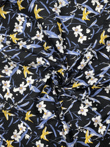 Birds in the nature design 100% Cotton Poplin Digital Print -8043 - G.k Fashion Fabrics cotton poplin