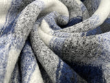 Blue Plaid / Checks - Printed Wool Fabric - 9329 - G.k Fashion Fabrics fabric