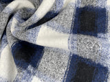 Blue Plaid / Checks - Printed Wool Fabric - 9329 - G.k Fashion Fabrics fabric