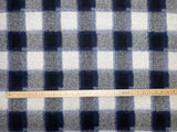 Blue Plaid / Checks - Printed Wool Fabric - 9329 - G.k Fashion Fabrics fabric
