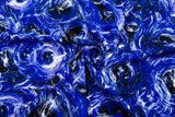 Blue Tornado Print Nylon Swimwear Fabric -WJH1207B - G.k Fashion Fabrics swimwear
