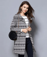 Boiled Wool Blended Jacquard Printed Melton Fabric - G.k Fashion Fabrics fabric