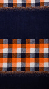 Boiled Wool Plaid Fabric Premium Designer Made - G.k Fashion Fabrics fabric