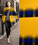 Boiled Wool Plaid Fabric Premium Designer Made - G.k Fashion Fabrics fabric
