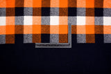 Boiled Wool Plaid Fabric Premium Designer Made - G.k Fashion Fabrics fabric