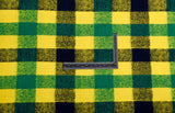 Boiled Wool Plaid Fabric/Premium Designer Made - 9329 - G.k Fashion Fabrics fabric