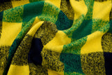 Boiled Wool Plaid Fabric/Premium Designer Made - 9329 - G.k Fashion Fabrics fabric