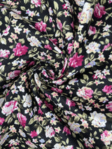 Botanical floral - Washed 100% Cotton Poplin Reactive Print - 9148 - G.k Fashion Fabrics cotton poplin