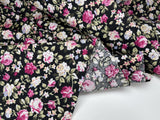 Botanical floral - Washed 100% Cotton Poplin Reactive Print - 9148 - G.k Fashion Fabrics cotton poplin