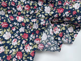 Botanical floral - Washed 100% Cotton Poplin Reactive Print - 9148 - G.k Fashion Fabrics cotton poplin