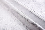 Brocade Jacquard Fabric - G.k Fashion Fabrics White + Silver Lurex - 70 / Price per Half Yard