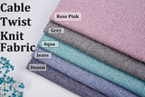 Cable Sweater Knit/Cable Twist Knit Fabric - 7293 - G.k Fashion Fabrics