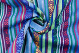 Cambaya Fabric, Traditional Mexican Fabric Colorful Stripe Fabric - G.k Fashion Fabrics