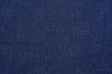 Chambray Denim Butterfly Glitter TM2001 - G.k Fashion Fabrics denim