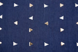 Chambray Denim Triangle Sequins SE016 - G.k Fashion Fabrics denim