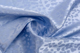 Charmeuse Stretch Satin Cheetah Jacquard, Soft Stretch Satin Fabric-31107 - G.k Fashion Fabrics Pearl Grey - 4 / Price per Half Yard satin