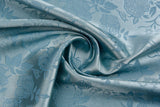 Charmeuse Stretch Satin Rose Jacquard, Soft Stretch Satin Fabric-31109 - G.k Fashion Fabrics satin