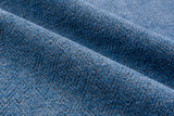 Chenille Tweed Herringbone Upholstery Fabric GK-6575/22 - G.k Fashion Fabrics Indigo - 19 / Price per Half Yard