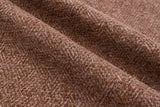 Chenille Tweed Herringbone Upholstery Fabric GK-6575/22 - G.k Fashion Fabrics Brown - 6 / Price per Half Yard