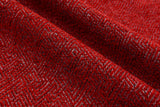 Chenille Tweed Herringbone Upholstery Fabric GK-6575/22 - G.k Fashion Fabrics Red - 13 / Price per Half Yard