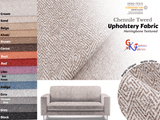 Chenille Tweed Herringbone Upholstery Fabric GK-6575/22 - G.k Fashion Fabrics