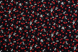 Cherries Dots Print - Washed 100% Cotton Poplin - 8107 - G.k Fashion Fabrics cotton poplin