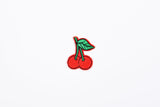 Cherry High-quality Patch (2 Pieces Pack) Sew on, Embroidered patches. - G.k Fashion Fabrics