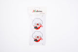 Christmas High-quality Patch (2 Pieces Pack) Sew on, Embroidered patches. - GK- 82 - G.k Fashion Fabrics