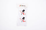 Christmas High-quality Patch (2 Pieces Pack) Sew on, Embroidered patches. - GK- 82 - G.k Fashion Fabrics
