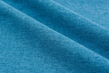 Classic Mélange Linen Look Upholstery Fabric GK-6580/22 - G.k Fashion Fabrics Turquoise - 23 / Price per Half Yard