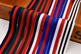 Colored Stripe Pattern Elastic Strap Band 25mm - 3 Yards Pack - G.k Fashion Fabrics Elastic band