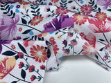 Colorful and stylish booming floral - 100% Cotton Poplin Digital Print -8067 - G.k Fashion Fabrics cotton poplin