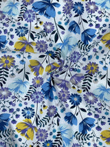 Colorful and stylish booming floral - 100% Cotton Poplin Digital Print -8067 - G.k Fashion Fabrics cotton poplin