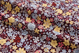 Colorful Floral All Over Print - Washed 100% Cotton Poplin -9763 - G.k Fashion Fabrics cotton poplin