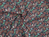 Colorful Paisley - Washed Cotton Reactive Print - 9119 - G.k Fashion Fabrics cotton poplin