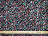 Colorful Paisley - Washed Cotton Reactive Print - 9119 - G.k Fashion Fabrics cotton poplin