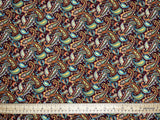 Colorful Paisley - Washed Cotton Reactive Print - 9119 - G.k Fashion Fabrics cotton poplin