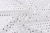 Confetti Dot Sequins Fabric / Glued 3mm Sequins Fabric / Shiny Sequin Dot Confetti Fabric - G.k Fashion Fabrics mesh
