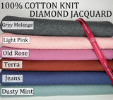 100% Cotton Diamond Jacquard Fabric - G.k Fashion Fabrics fabric