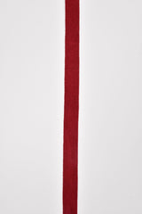 Cotton Herringbone Twill Webbing - G.k Fashion Fabrics Wine / 10mm ( 13/32" ) / Price Per Half Yard
