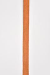 Cotton Herringbone Twill Webbing - G.k Fashion Fabrics Caramel / 10mm ( 13/32" ) / Price Per Half Yard