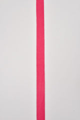 Cotton Herringbone Twill Webbing - G.k Fashion Fabrics Cerise / 10mm ( 13/32" ) / Price Per Half Yard