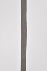 Cotton Herringbone Twill Webbing - G.k Fashion Fabrics Medium Grey / 10mm ( 13/32" ) / Price Per Half Yard
