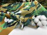 Cotton Poplin Military Print Fabric - G.k Fashion Fabrics cotton poplin