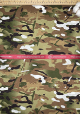 Cotton Poplin Military Print Fabric - G.k Fashion Fabrics cotton poplin
