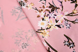 Cotton Spandex Jersey Floral Print Fabric - S1039 - G.k Fashion Fabrics jersey