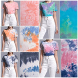 Cotton Spandex Jersey Tie Dye Print Fabric - S1042 - G.k Fashion Fabrics jersey