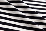 Cotton Spandex Jersey Yarn Dyed Stripes Fabric - S1038 - G.k Fashion Fabrics jersey