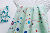 Cotton Lawn Jacquard Dots Print Fabric - G.k Fashion Fabrics